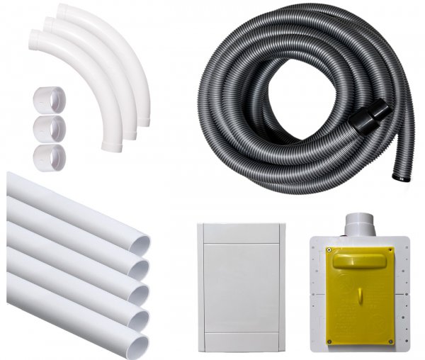 Montážní sada pro HVZ, včetně hadice 1x15m, kompletní zásuvky a instalčního materiálu